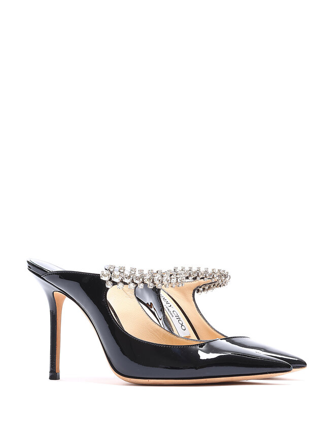 JIMMY CHOO Bing 100 Patent Leather Pumps