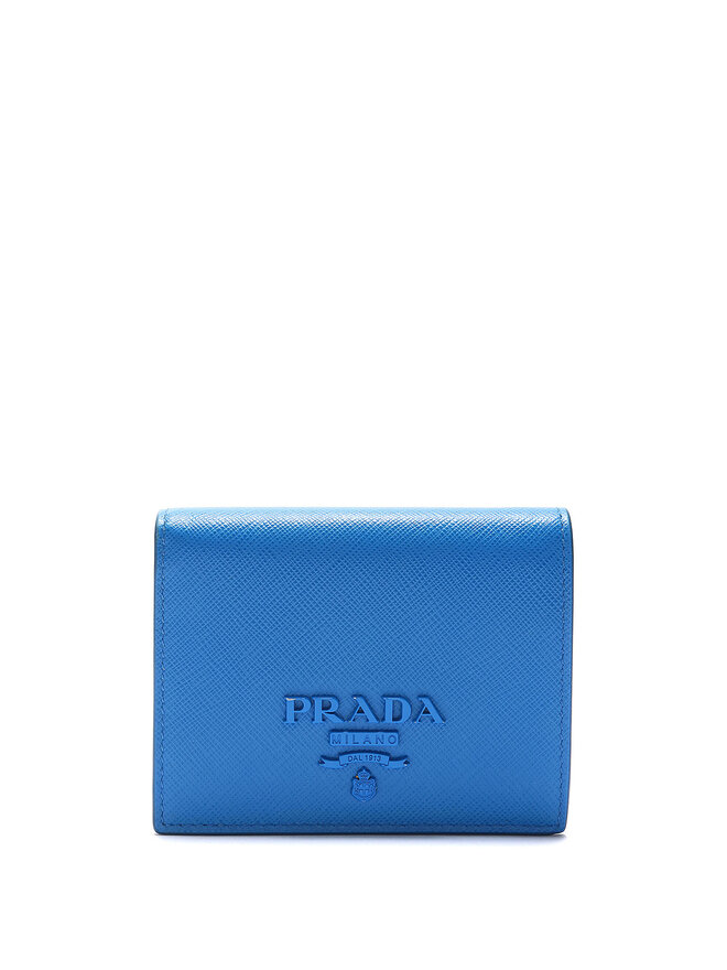 PRADA Saffiano Shine Leather Wallet