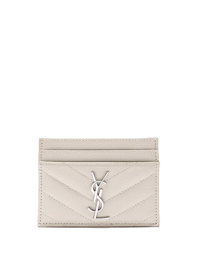 SAINT LAURENT Cassandre Matelassé Card Case