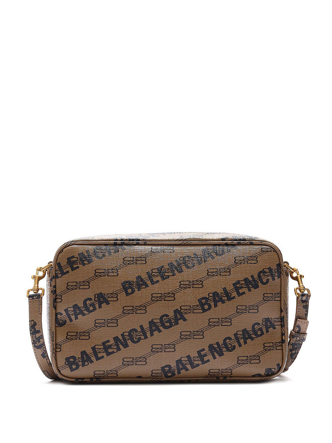 BALENCIAGA Balenciaga Logo Print Crossbody Bag