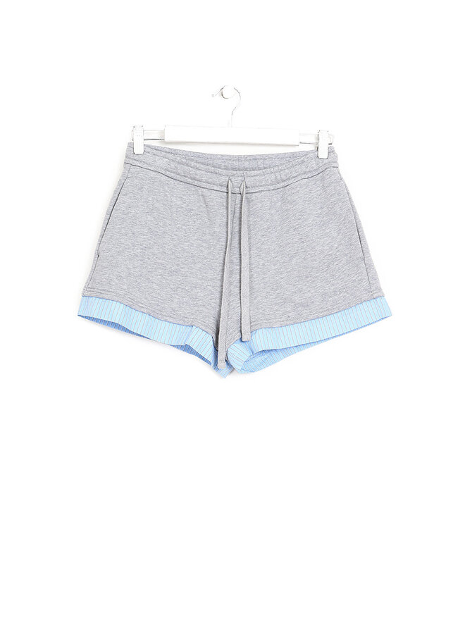 GUCCI Short en Coton Gris