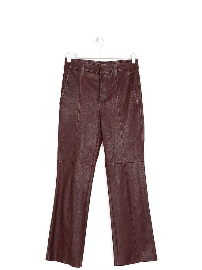 BRUNELLO CUCINELLI Pantalon en cuir coupe courte