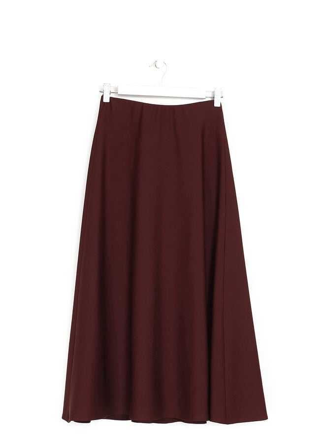 BRUNELLO CUCINELLI Jupe Midi en Laine Extensible