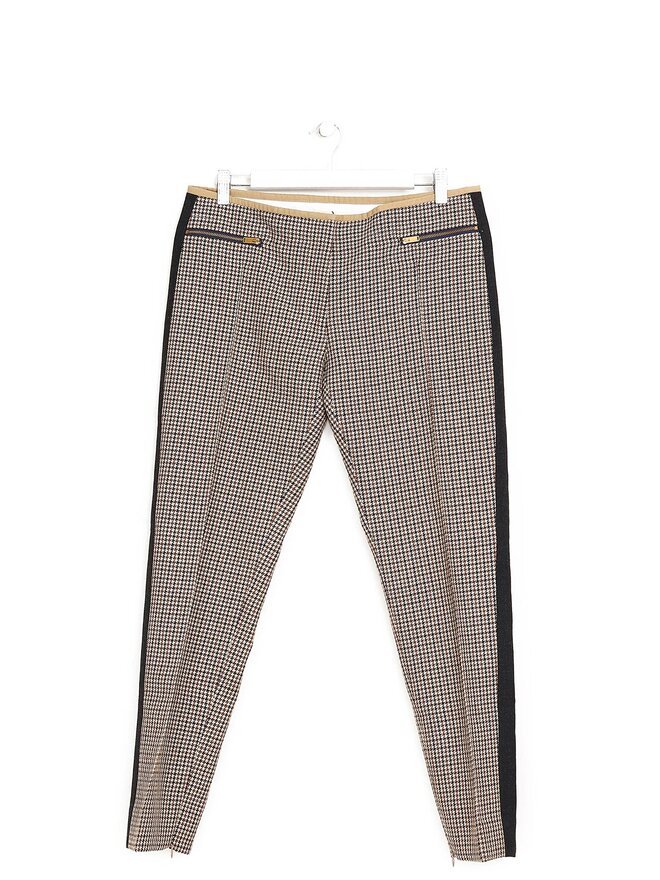 CELINE Pantalon en Laine à Carreaux