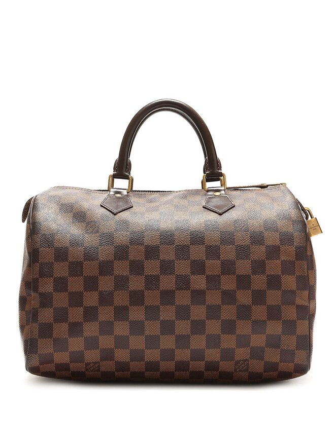 LOUIS VUITTON Sac Speedy 30 Damier Ébène