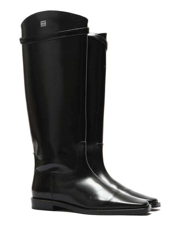 TOTEME The Riding Leather Knee Boots