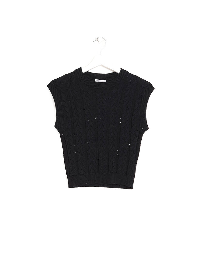 BRUNELLO CUCINELLI Cable Knit Sweater Vest