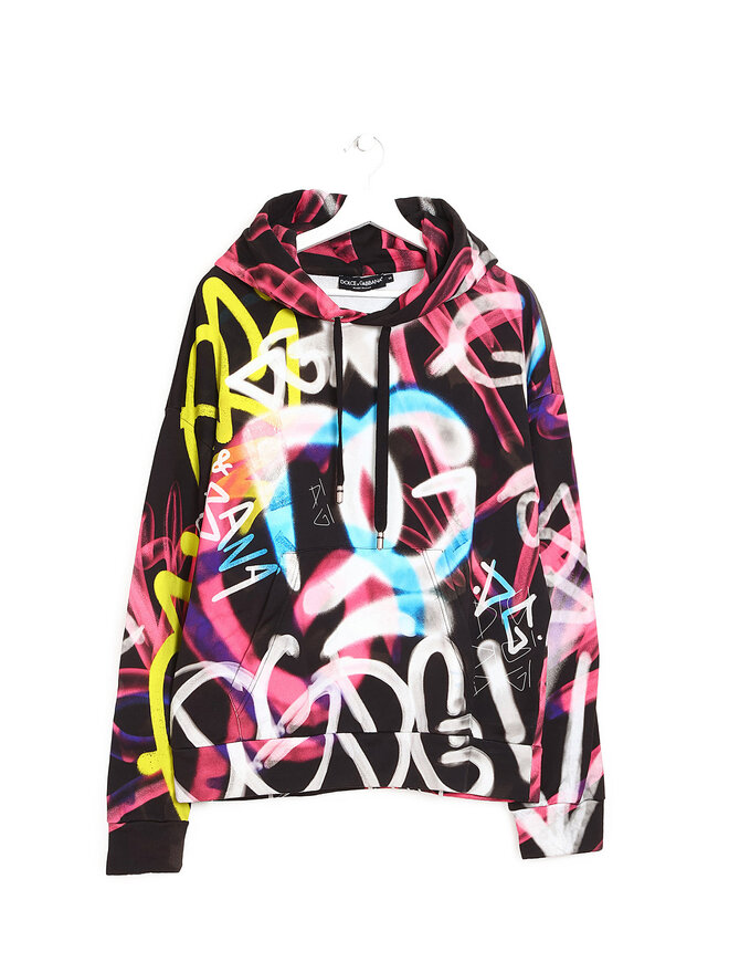 Dolce & Gabbana Multicolor Graphic Hoodie