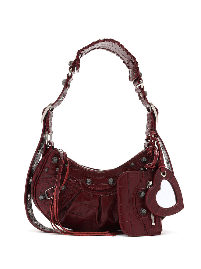 BALENCIAGA Cagole Quilted Leather Bag