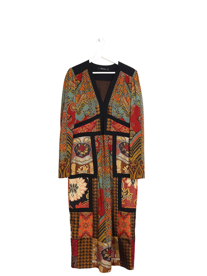 ETRO Robe à motif abstrait
