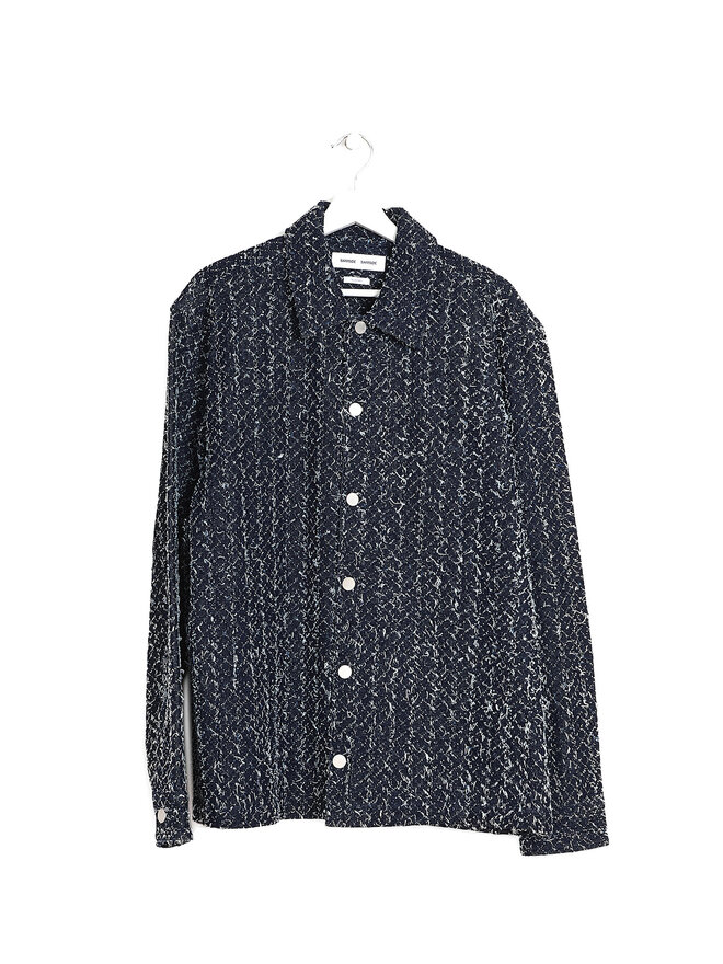SAMSOE SAMSOE Abstract Pattern Long Sleeve Shirt
