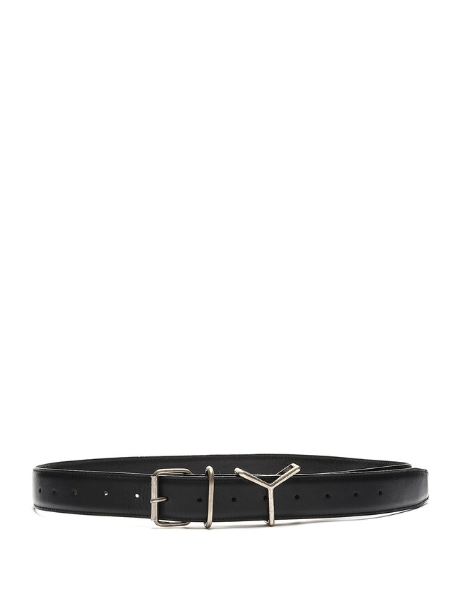 Y/PROJECT Leather Logo Belt