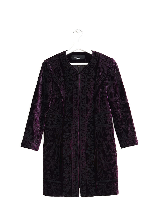 Elie Tahari Veste à Motif Abstrait Violet