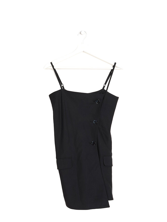 Acne Studios Linen-Blend Button Up Top