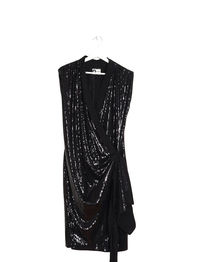 LANVIN Robe Portefeuille à Sequins