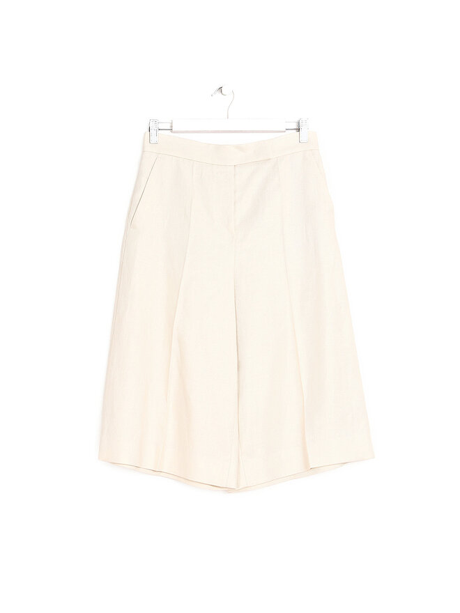 Max Mara Shorts en Lin à Plis