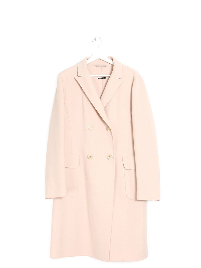 Max Mara Buttoned Wool-Blend Coat
