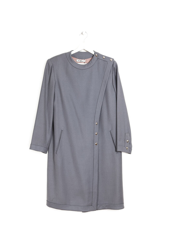 Chloé Grey Mid-Length Coat