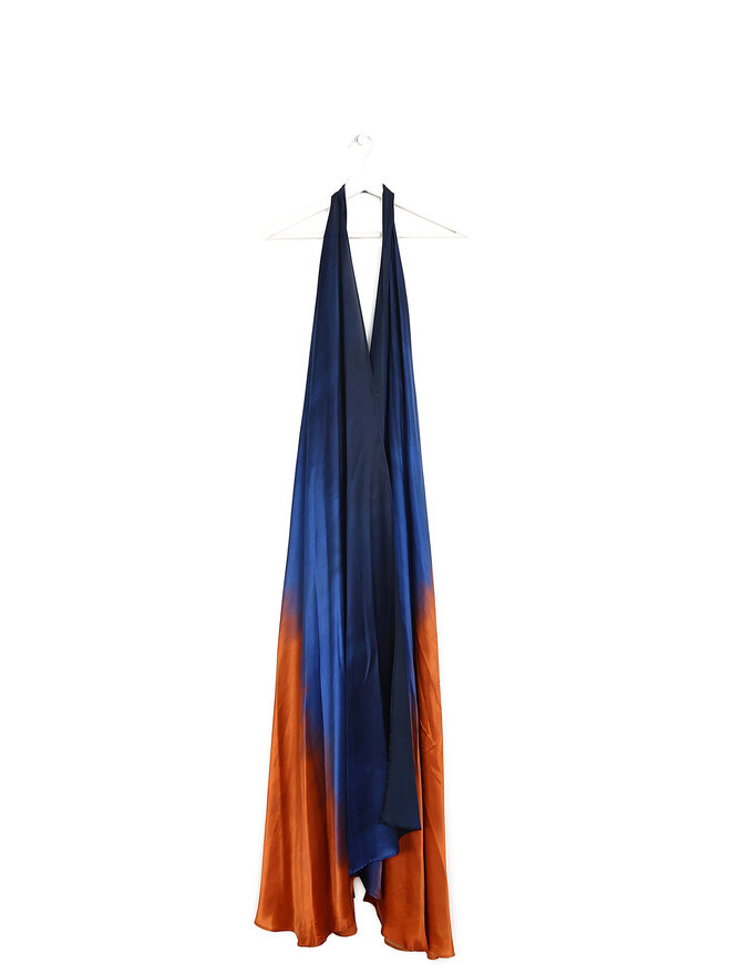 Kiton Robe en Soie à Panneaux Kiton