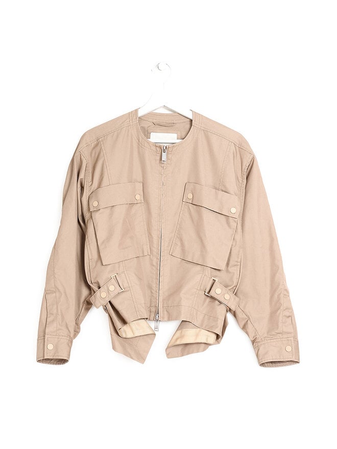 3.1 Phillip Lim Veston en Mélange de Coton à Fermeture Éclair