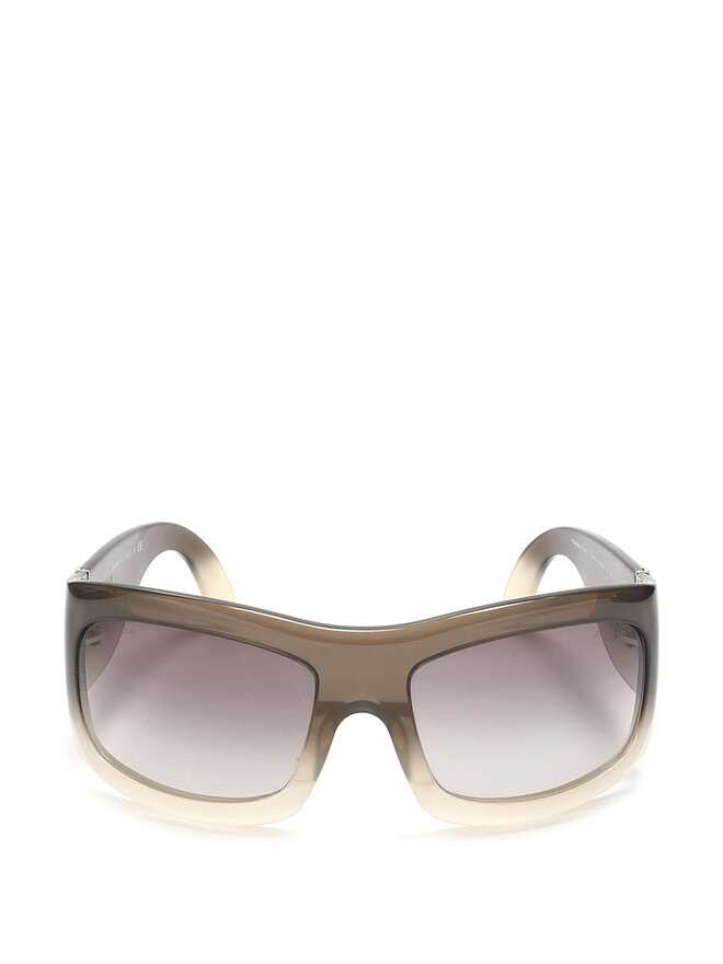 CHANEL Lunettes de soleil rectangulaires à dégradé