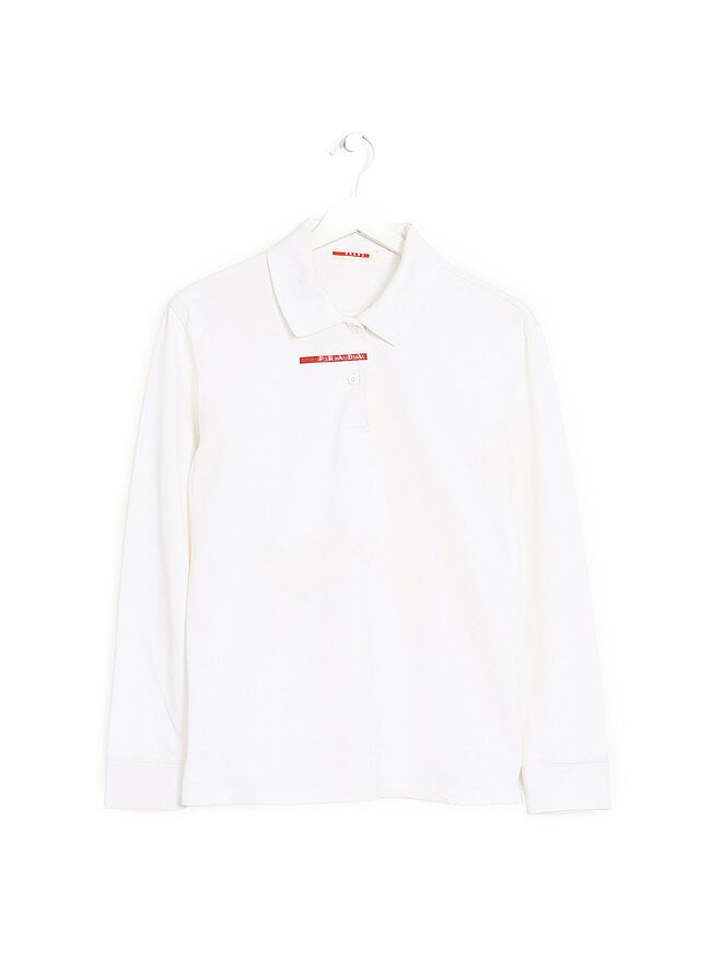 PRADA Long Sleeve Polo Shirt