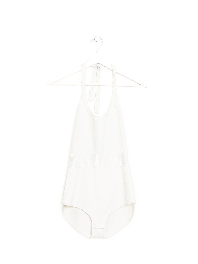 DRIES VAN NOTEN Sleeveless Knitted Wool Body Suit