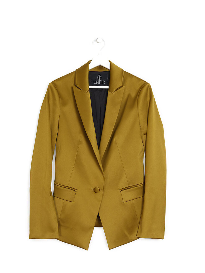 UNTTLD Green Peak Lapel Blazer