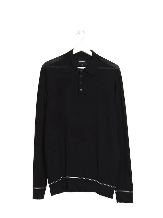 GIORGIO ARMANI Polo à Manches Longues