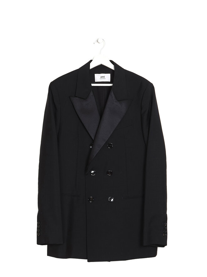 AMI PARIS Blazer à double boutonnage en mohair