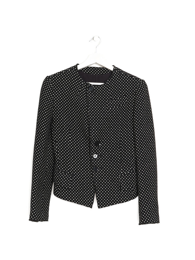 Y's Veste en laine à pois