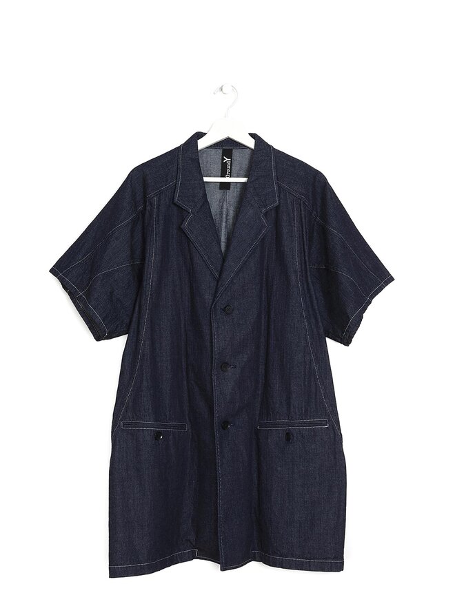 GroundY Short Sleeve Denim Shirt
