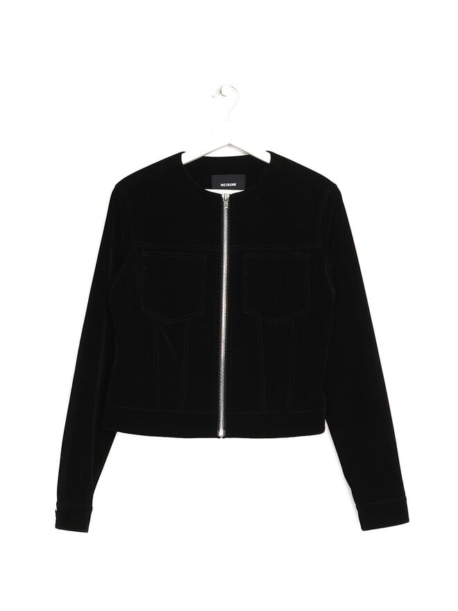 WE11DONE Long Sleeve Black Jacket