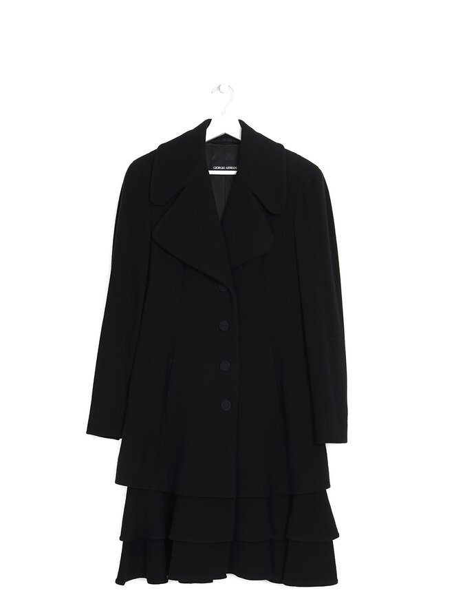 GIORGIO ARMANI Manteau en cachemire à manches longues