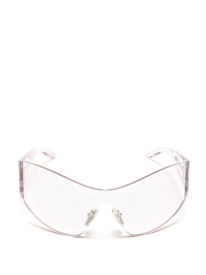 BALENCIAGA Silver-Tone Metal Sunglasses