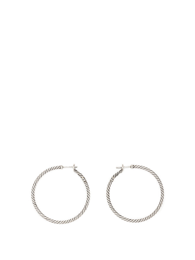 DAVID YURMAN Boucles d'oreilles Cable Hoop