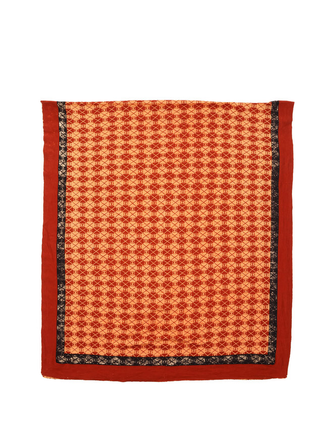 DRIES VAN NOTEN Geometric Pattern Scarf