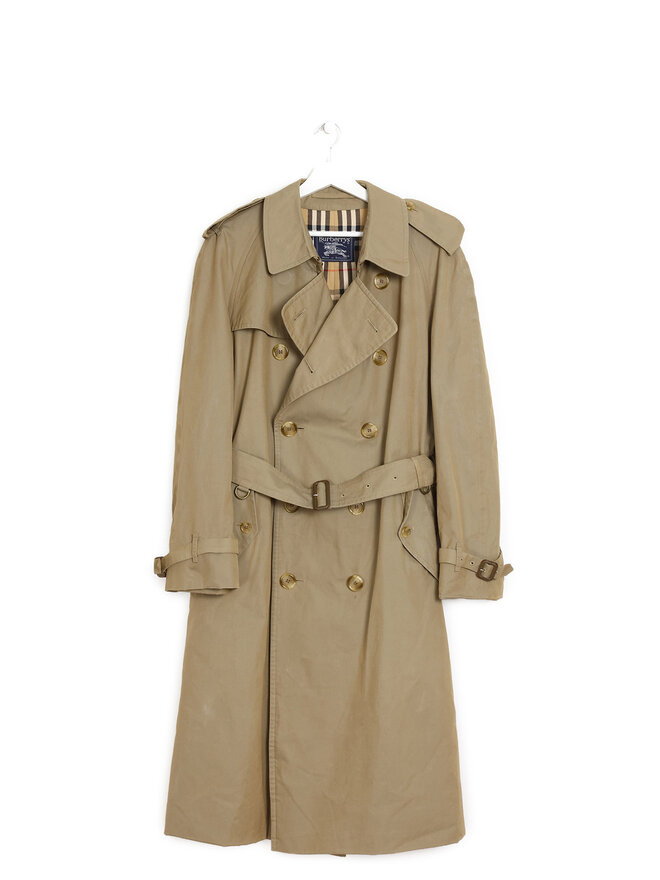 Trench-coat avec doublure à carreaux
