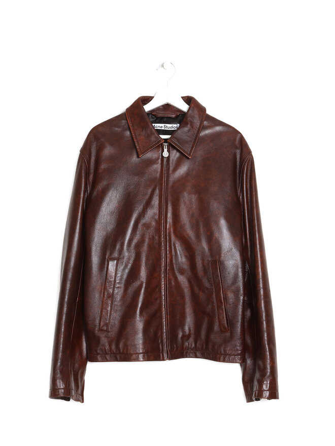 Acne Studios Veste en Cuir d’Agneau