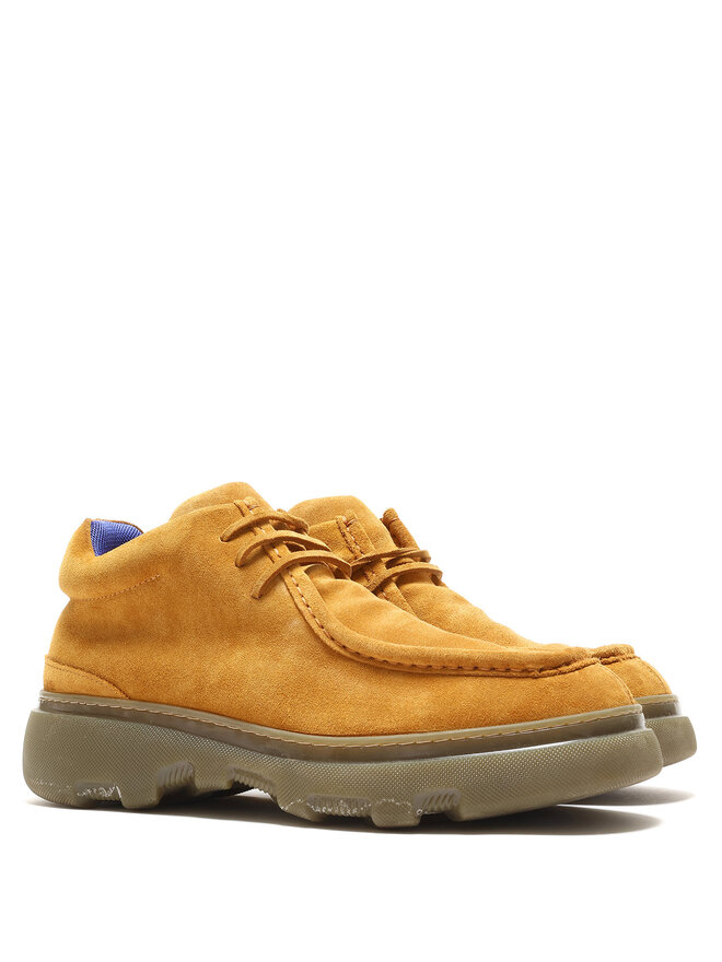 BURBERRY Bottes en Suède à Lacets
