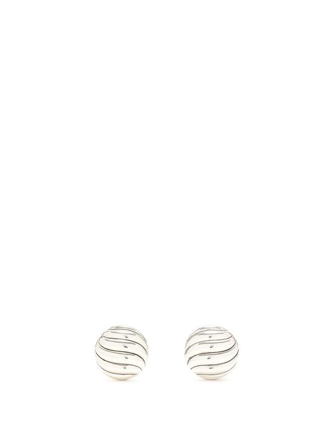 DAVID YURMAN Boucles d'oreilles Clous Câblés Sculptées