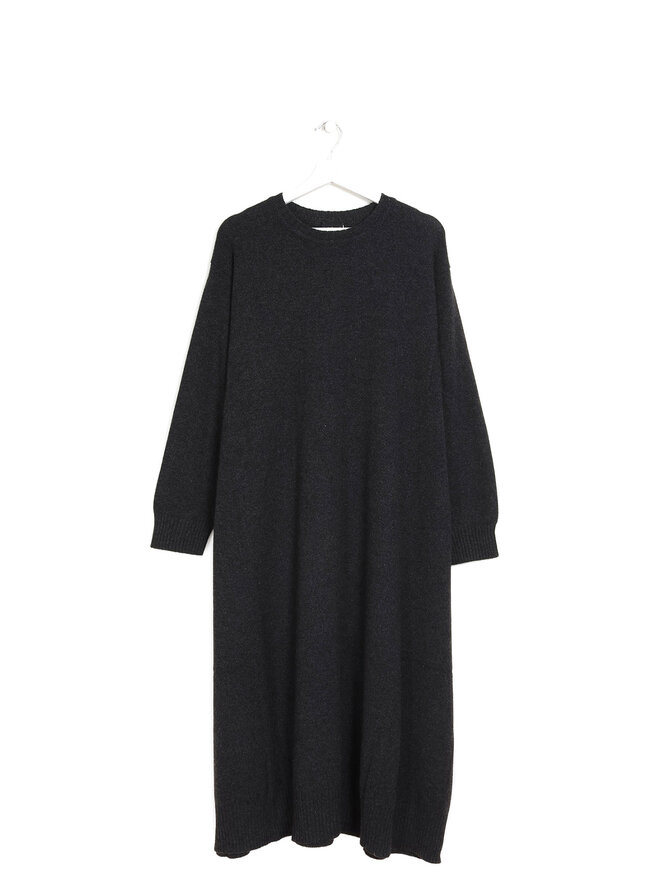 Eskandar Robe en Cachemire à Col Rond