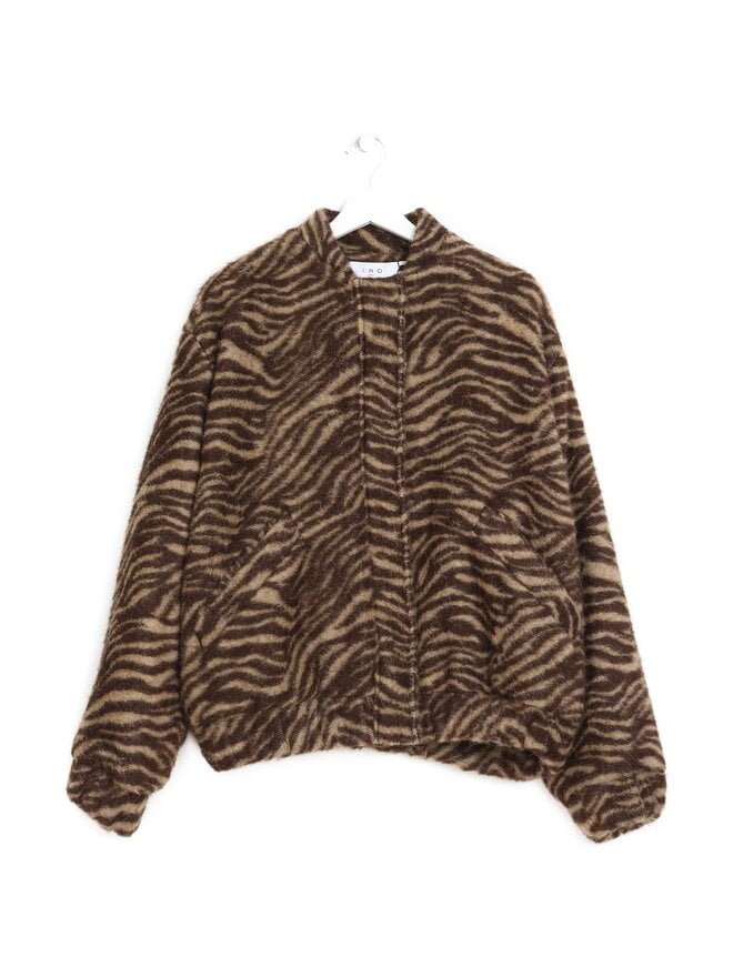 IRO Veste Courte à Motif Animalier