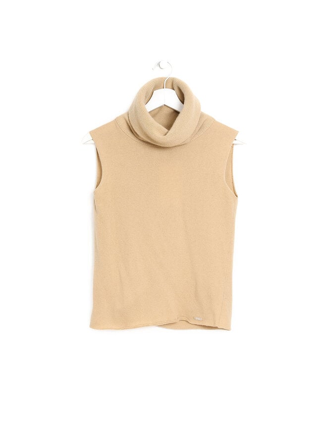 CHANEL High Neckline Cashmere Sweater