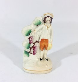 Vintage Petite Staffordshire Man with Grapes