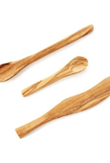bella cucina Olivewood Appetizer Spoon (4.5 in)