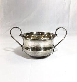 Vintage Silver Plated Etched Bowl
