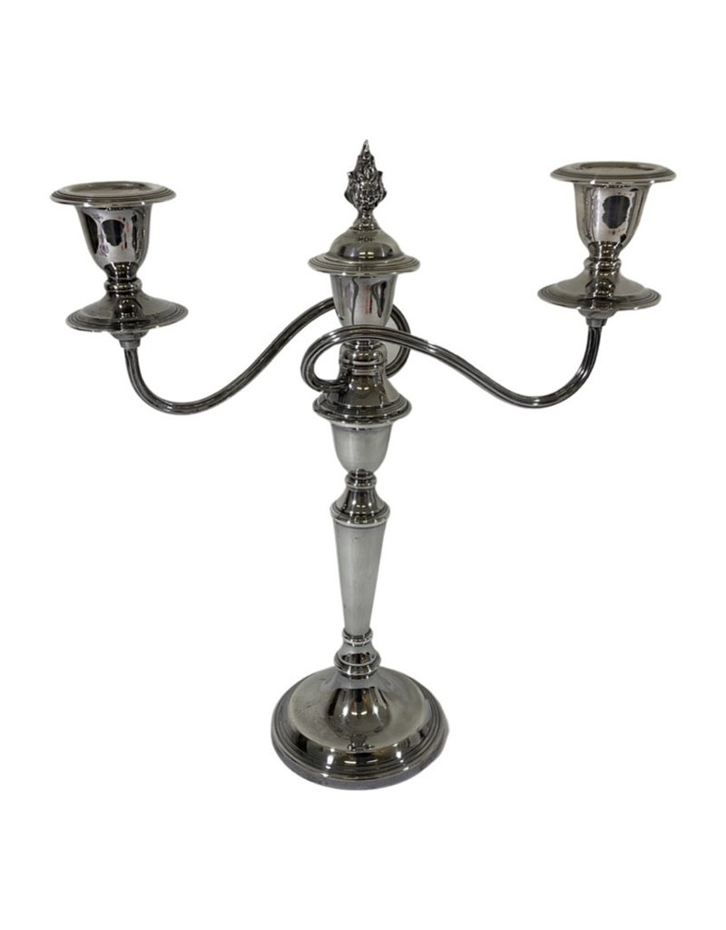 Vintage 14" Silver Plated Candleabra