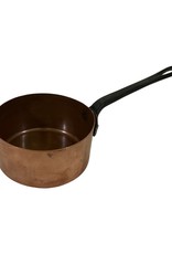 Vintage Petite Copper Sauce Pan w/ Brass Handle
