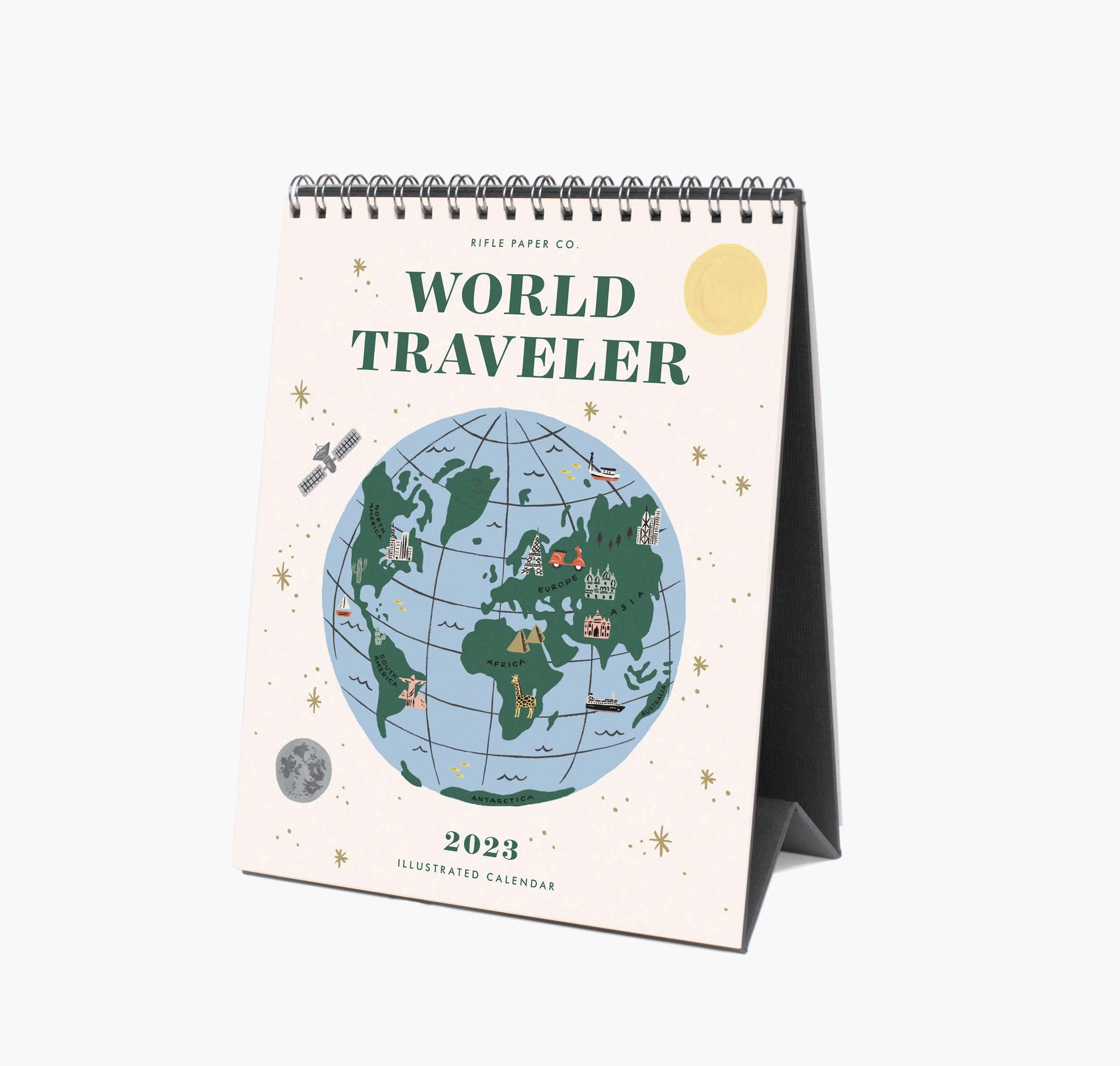 2023 World Traveler Desk Calendar James & Reid Home Antiquities